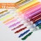 24-Pack Glitter Glue Pens – 12 Rainbow Colors for Crafts, Scrapbooking & DIY Projects